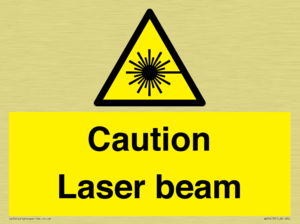 Caution Laser beam